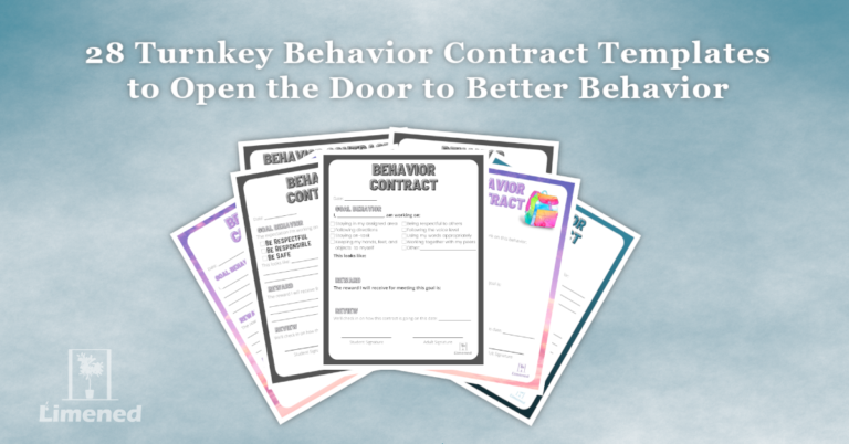 28 Turnkey Behavior Contract Templates to Open the Door to Better Behavior